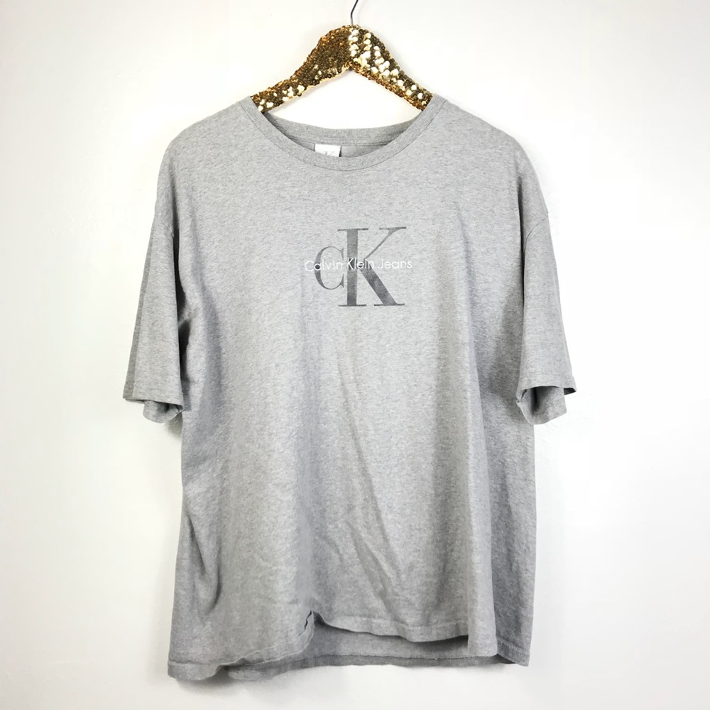 Calvin Klein | Retro Heather gray T Shirt - Picture 2 of 6